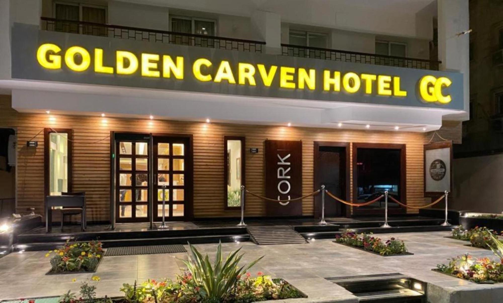 Golden Carven Hotel Kairo Exteriör bild